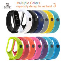 Correa de muñeca para xiaomi mi Band 3 accesorios pulsera correa de silicona para mi Band 3 mi band 3 correa de muñeca correa de repuesto para reloj nuevo 2024 - compra barato