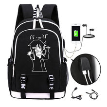 Noragami-Mochila luminosa de Anime ARAGOTO para hombres y estudiantes, morral YATO escolar con dibujos animados, USB 2024 - compra barato