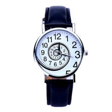 2018 Fashion Simple Watch Women Bracelet With Leather Clocks Quartz Elegant Classic Wristwatch Swirl Pattern Casual Watches  #D 2024 - buy cheap