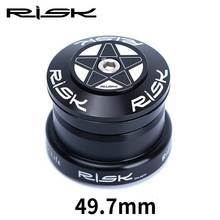 RISK Lightweight MTB Bicycle Headset 49.7mm Straight Tube Bearing Headset For 28.6 Straight Fork Downhill Mountain Bike Parts 2024 - buy cheap
