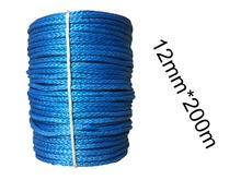 12MM * 200M UHMWPE Fiber Synthetic Winch Rope For 4x4 ATV UTV OFF-ROAD 2024 - buy cheap