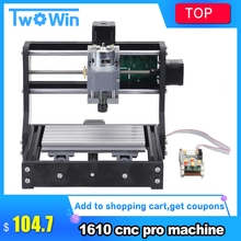 CNC 1610 Pro GRBL control Diy mini cnc machine,3 Axis pcb Milling machine,Wood Router laser engraving,with offline controller 2024 - buy cheap