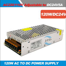 24V 5A 120W Switching Power Supply Driver for LED Strip AC100-240V Input to DC24V Output, AC to DC Power Supply Power Adapter 2024 - buy cheap