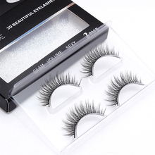 2Pair 3D Mink Eyelash Extension Set Natural Eye Lashes Mink Fake Eyelashes Cilios Kit Long Wimper Lash Eyelashes cilia Makeup 2024 - buy cheap