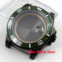 5 models BLIGER 40mm PVD coated watch case fit ETA 2836 movement ceramic bezel sapphire glass for SUB men's watch C35 2024 - buy cheap