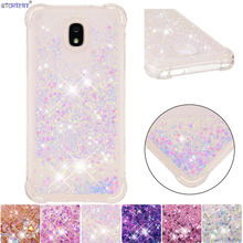 Para Samsung Galaxy Wide3 J7 Do Brilho de Bling Caso Estrela J7 V J7 Refinar 2018 Líquido Bonito Silicone Suave Bumper Capa SM-J737U Ampla 3 2024 - compre barato