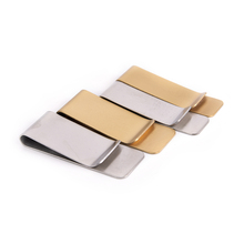 1PCS Stainless Steel Money Clip Wallet Purse for Pocket Metal Money Holder 2Sizes Money Clip Cash Clamp Holder Portable Brass 2024 - buy cheap