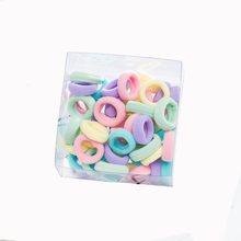 New 50PCS/Lot Girls Candy Colors Hair Ring Rubber Bands Tie Gum For Hair Children Headwear Kids Ponytail Holder Hair Accessories 2024 - buy cheap