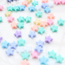 100pcs 11mm Baby pastel Color Star Bead Acrylic Plastic Resin Bracelet Necklace Jewelry Making Finding 2024 - buy cheap