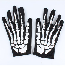 1 Pair Halloween Ghost Gloves Horror Skeleton Halloween Show Props Dance Party Small Gifts for Children Happy Halloween Ghost 2024 - buy cheap