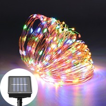 10M 100leds Garland Garden light Solar Power Lawn lamp & USB Power Fairy Lights Outdoor Yard Holiday Party Christmas decoartion 2024 - buy cheap