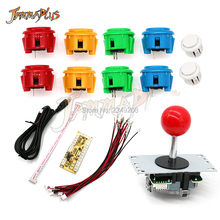 Zero Delay Arcade Game DIY Parts kit for PC and Raspberry Pi 1/2/3 with 5Pin Joystick 30MM 24MM Copy Sanwa Buttons Mame Part 2024 - buy cheap