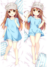 Хит, аниме, клетки на работе, платформа Leucocyte Hataraku Saibou Killer Dakimakura, чехол для подушки 2024 - купить недорого