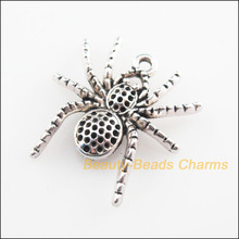 10 New Pendants Animal Spider Tibetan Silver Color Charms 25x26mm 2024 - buy cheap