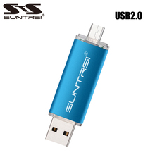 Unidade Flash USB OTG 64 Suntrsi GB USB Pen Drive GB 8 16 GB Pen Drive OTG Micro USB externo vara Memory Stick USB 2.0 Flash Card 2024 - compre barato