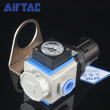 1/4" Pneumatic Filter Air Treatment Unit Pressure Reducing Valve Air Regulator Compressor GR20008F1 AirTac 2024 - buy cheap