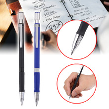 5 шт. 2B механический карандаш 2 мм, металлический держатель, ручка, автоматический чертежный карандаш для рисования, художественный инструмент для технического рисования, черный/синий 2024 - купить недорого