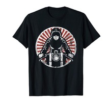 2019 novo algodão puro manga curta hip hop moda retorno do café racers camiseta 2024 - compre barato