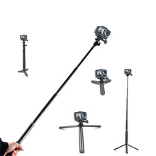 Trípode y poste de extensión para DJI OSMO ACTION 4K HDR Vlog cámara de mano Gimbal estabilizador palo Selfie Rod 2024 - compra barato