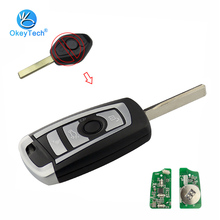 OkeyTech Modified Flip Folding 315/433Mhz Remote Key HU92 ID44/ID46 Chip for BMW EWS/CAS2 1 3 5 7 X3 X5 E38 E39 M5 E39 E46 Z3 Z4 2024 - buy cheap