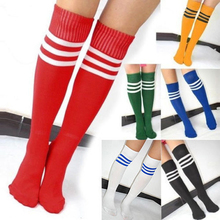 Knee High Socks For women Girls  Football Stripes Cotton Sports Old School White Socks Skate girls Long Tube Leg Warm 2024 - buy cheap