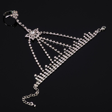 New design Silver Color  Magnetic Floating locket bracelet with heart pendants Fashion Women Rhinestone Bracelets #B113 2024 - buy cheap