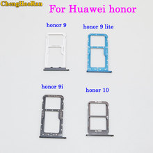 ChengHaoRan-bandeja de tarjeta SIM + Micro S D para Huawei Honor 9 9lite 9i honor 10, piezas de reparación, bandeja de tarjeta SIM, soporte de ranura 2024 - compra barato