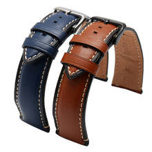 New Genuine leather strap 20mm 22mm 24mm watchband for fossil FTW1114/FS5151 watch leather bracelet 2024 - buy cheap