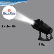 55W LED Rotating Gobo Advertising Logo Projector Light (1 Light + 1 Three Colors Film) 2024 - buy cheap