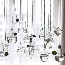 Европейская миниатюрная стеклянная ваза для птиц, подвесная ваза для цветов, стеклянный плантатор, растительный Террариум, контейнер для домашнего свадебного декора, боросиликат 2024 - купить недорого