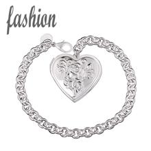 silver plated bracelet,Latest Women Classy Design,Fashion Jewelry SMTH347 2024 - buy cheap