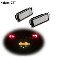 Lámparas LED para matrícula de coche, luces blancas para Renault Megane 2 Clio Laguna 2 Megane 3 Twingo Master Vel Satis Opel Movano 2024 - compra barato