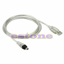 Новый 5-футовый USB в Firewire iEEE 1394 4-контактный кабель-адаптер iLink, высокое качество 2024 - купить недорого