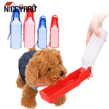 NICEYARD Portable Pet Dispenser Dog Travel Water Bottle Outdoor Pet Puppy Bowl 250/500 ML Dog Cat Drinking Water Feeder Foldable 2024 - buy cheap