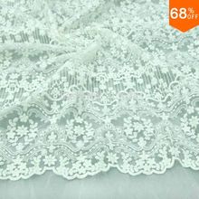 POp83-84 textile fabric accessories Eugen yarn embroidery fabric white cloth processing  cloth lace fabric sewing machine 2024 - buy cheap