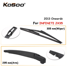 KOSOO-limpiaparabrisas de ventanilla trasera para coche, escobilla limpiaparabrisas de coche para Infiniti JX35,305mm, 2013 en adelante, accesorios de estilismo 2024 - compra barato