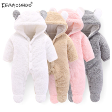 2021 New Autumn Winter Overall Baby Girl Clothes Infant Jumpsuits Toddler Boys Clothes Newborn Romper For Baby 1st Girls Jackets 2024 - buy cheap