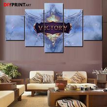 Canvas Print Posters LoL Game Victory 5 Panels Modern Art Paintings for Home Decoration Living Room A1477 2024 - buy cheap