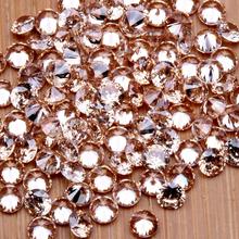 Champagne Color 1000pcs 0.8-4mm AAAAA+ CZ Stone Round Cut Beads Cubic Zirconia Synthetic Gems For Jewelry 2024 - buy cheap