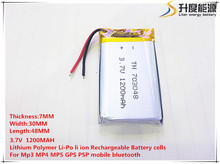 703048 3.7V 1200mAh 703050 Lithium Polymer Li-Po li ion Rechargeable Battery cells For Mp3 MP4 MP5 GPS mobile bluetooth 2024 - buy cheap