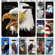 Hot Animal eagle Soft Silicone Case For Samsung Galaxy S10 S9 S8 Plus S7 Edge A6 A8 Plus A7 A9 2018 A5 2017 Fashion Cover 2024 - buy cheap