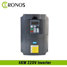 220V 4KW Single Phase input and 3 Phase Output Frequency Converter / Adjustable Speed Drive / Frequency Inverter / VFD 2024 - buy cheap