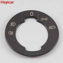 Hsyicar-Interruptor de ajuste de lámpara frontal, accesorios interiores de ajuste de cubierta de botón, ABS SS, para Skoda Karoq 2017 2018 2019 2024 - compra barato