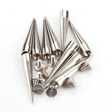 TFBC 10 набор серебряных винтовых заклепок, шпильки-шпильки, сделай сам, рок, панк 2024 - купить недорого