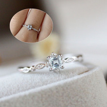 Novo design de anéis de zircônio com luz azul embutida vintage para mulheres criativo festa de casamento joias melhores presentes 2024 - compre barato