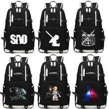 anime Sword Art Online SAO Backpack Cartoon School Travel Bag for Teenagers Nylon Mochila Escolar Rucksack Shoulders bag Package 2024 - buy cheap