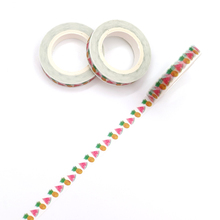 Cinta adhesiva Washi japonesa DIY de 10m X 8mm, cinta adhesiva creativa de piña, sandía, suministro de oficina, pegatina para álbum de recortes 2024 - compra barato