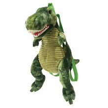 Креативный 3D рюкзак динозавра, милый мультяшный плюшевый рюкзак с животными, сумка динозавра для детей, подарки для детей 2024 - купить недорого