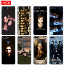 Silicone Case Capa Do Telefone Para Huawei Honra 7A PRO 7C Y5 Y6 Y7 Y9 2017 Prime 2018 the Vampire Diaries 2024 - compre barato