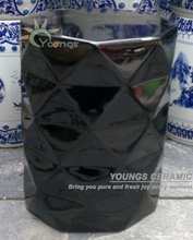 Табурет для сада из китайского черного керамического фарфора с бриллиантами 2024 - купить недорого